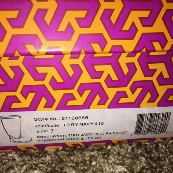 Sold/Tory burch rain boot - Picture 2 of 4